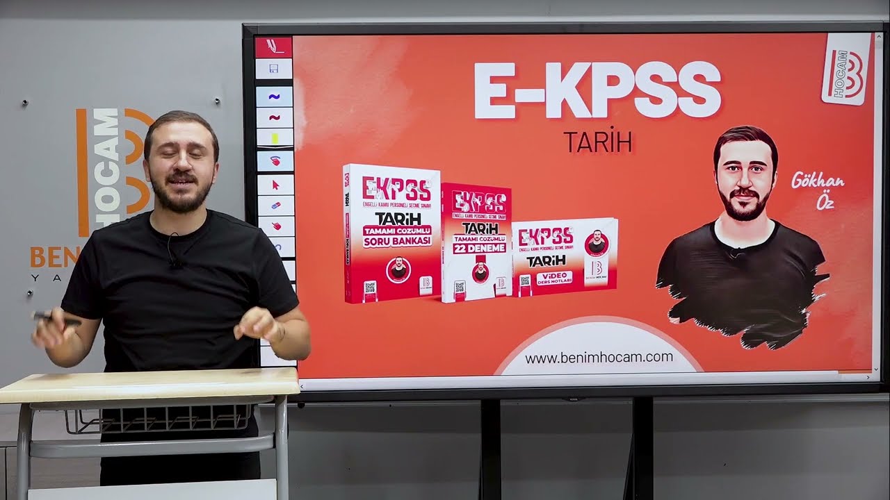 2024 E-KPSS Tarih Videoları, ''Benim Hocam'' Youtube Kanalında - Gökhan ÖZ