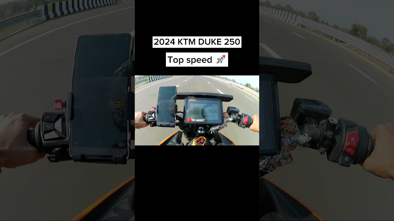 2024 Ktm Duke 250 Top speed 🚀 🥵 #duke250
