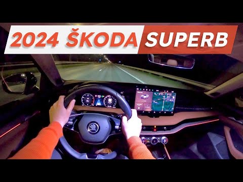 2024 Skoda Superb POV Night Drive (Binaural Audio)