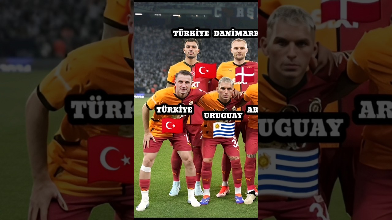 2024-25 GALATASARAY 💛❤️ Kadrosu Nereli #shorts #football #galatasaray