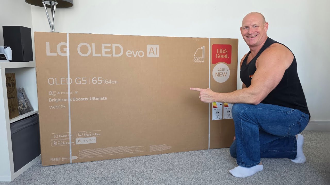 2025 65” LG G5 OLED Unboxing Wall mounting & Demo!