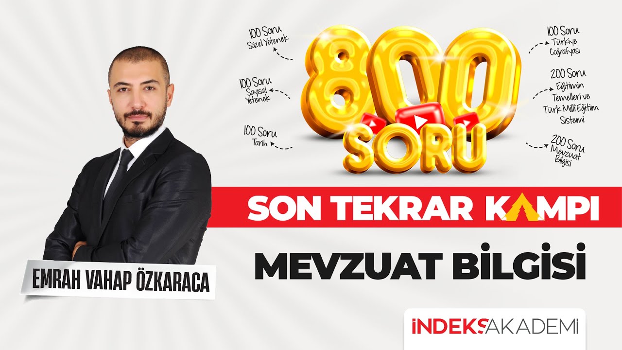 2025 AGS - Mevzuat Bilgisi - Genel Tekrar - Emrah Vahap ÖZKARACA