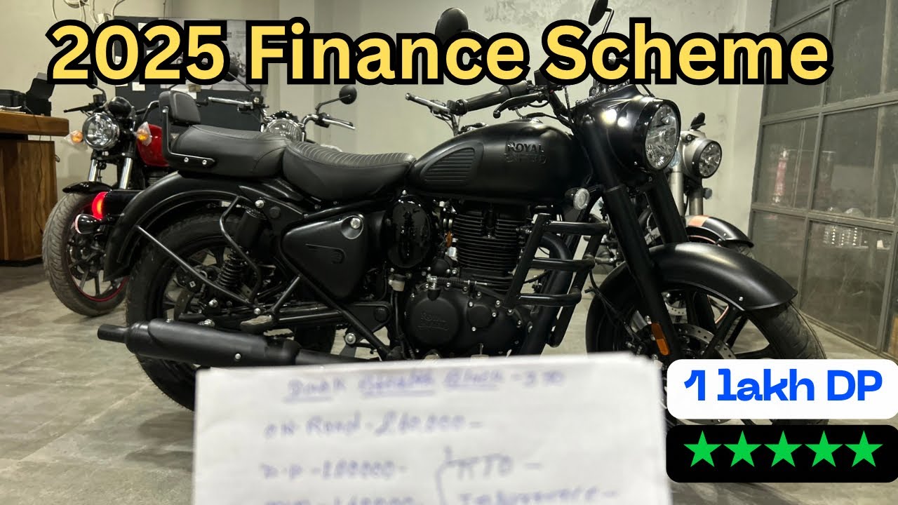 2025 Royal Enfield Classic 350 Stealth black - Loan & EMI Scheme #royalenfield