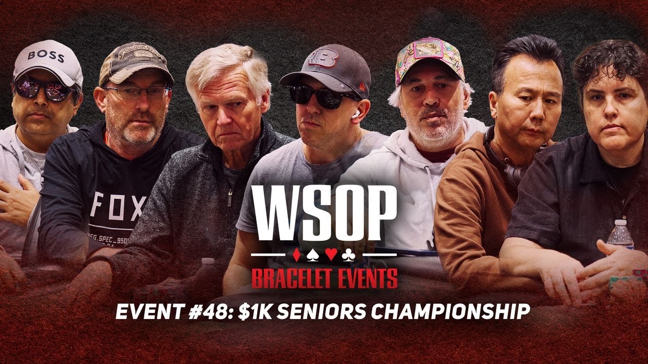 2025 WSOP $1,000 Seniors Championship Final Table! $653,839 First-Place Prize!