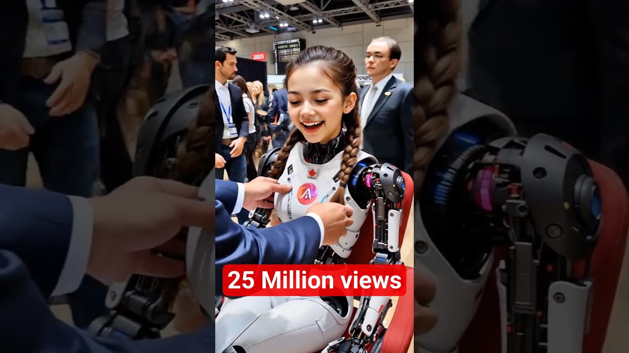 2025’s Most Realistic Robot Girl Revealed! - Live event #irc #shorts #robot