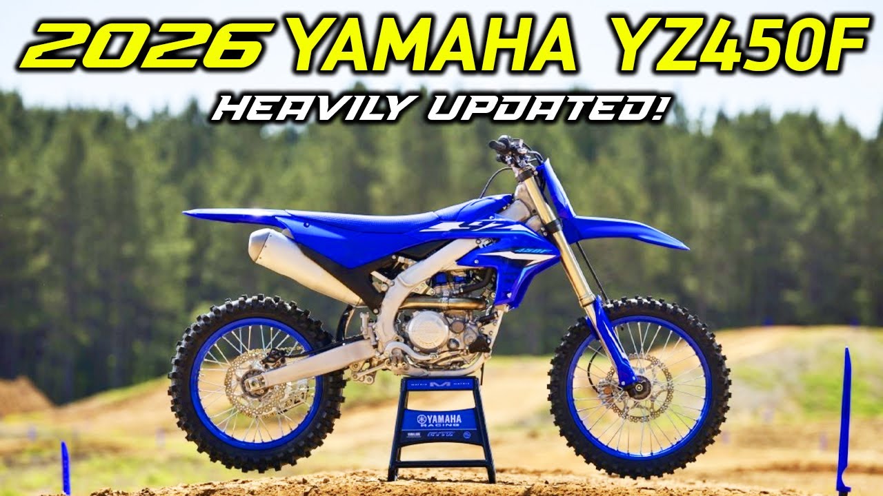 2026 YAMAHA YZ450F IS HERE! -EXTENSIVE UPDATES ANNOUNCED