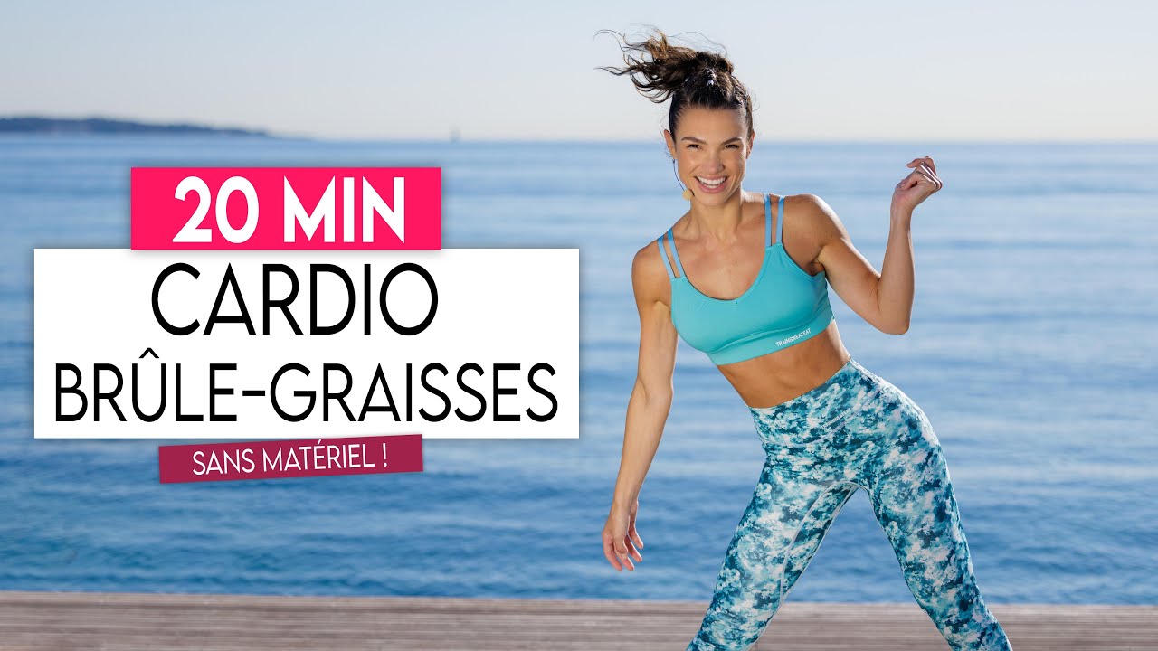 20MIN CARDIO BRÛLE-GRAISSES EXPRESS ! Perte de gras, tonification, rapide - Sissy Mua