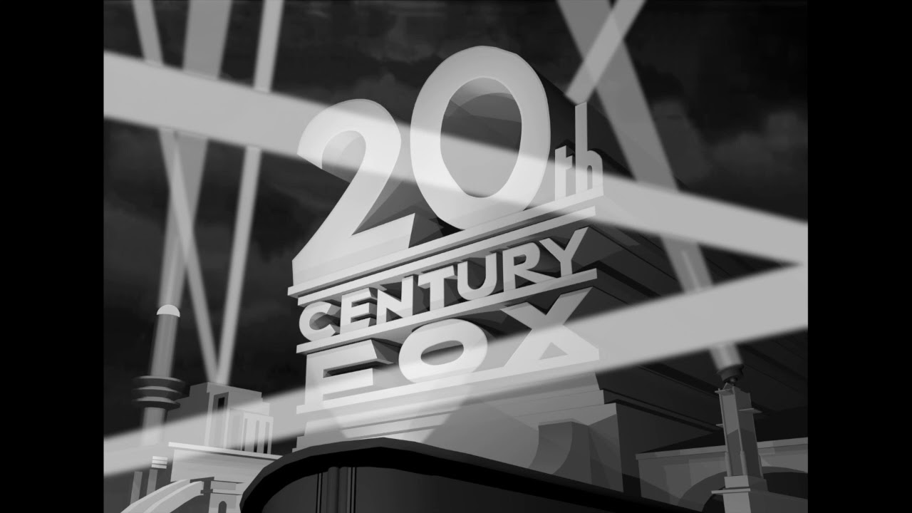 20th Century Fox 1935 logo in Black and White by Logomanseva