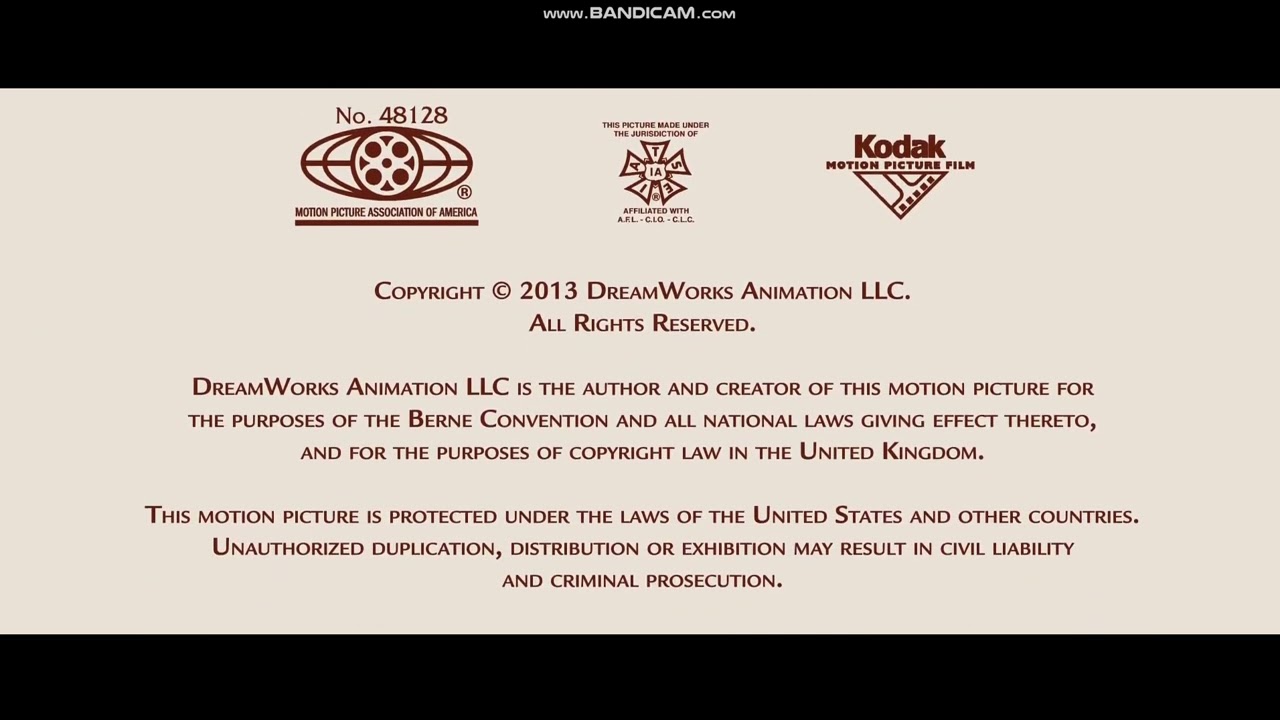 20th Century Fox DreamWorks Animation Skg 2013