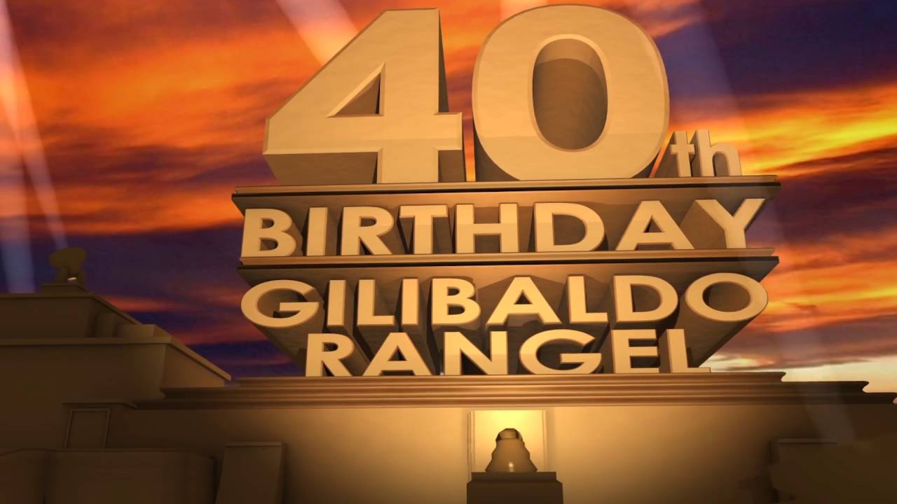 20th Century Fox Logo Recreation - Happy Birthday!