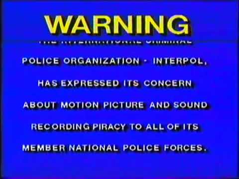 20th Century Fox Video Logo 1982 with Warning