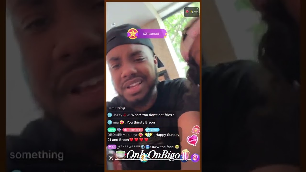 21 & Breon Get Food/Breon Says 21 Makes More $ Begging Than He Does @ Chipotle & More #bigolive