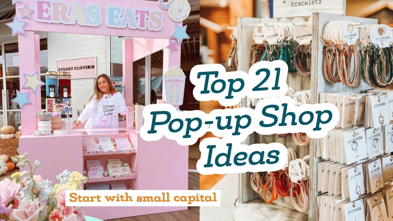 21 Highly Profitable Pop-Up Shop Ideas💡💸