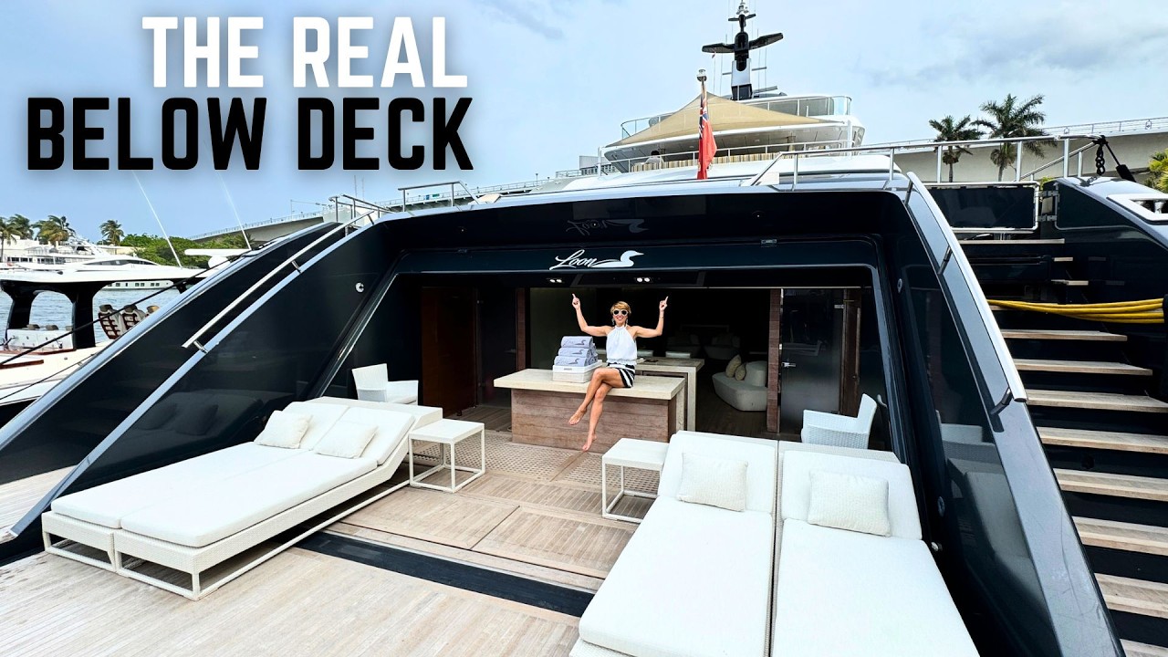 211' / 67M Motor Yacht Loon: REAL Below Deck Crew Life with @yachtingadventures-t4i @the_crewchef