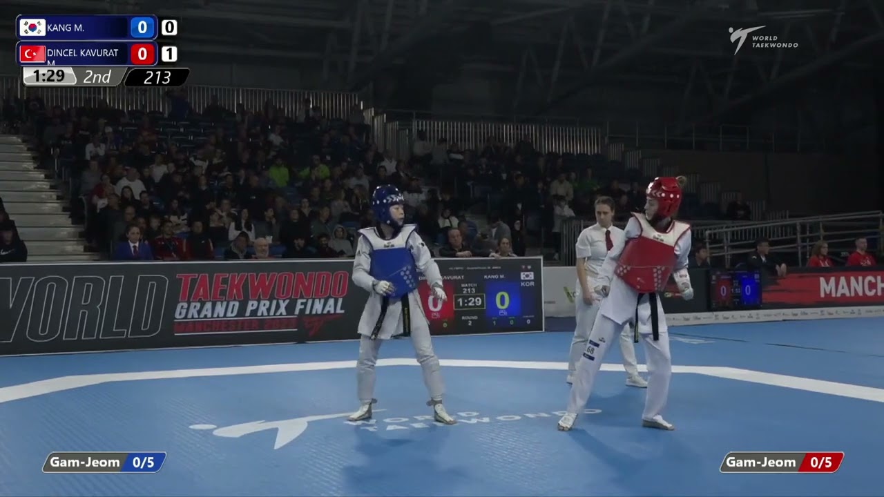 213 [QF] Women -49kg | Mi-Reu KANG (KOR) VS. Dincel KAVURAT (TUR) | WT MANCHESTER 2023 - Grand Prix