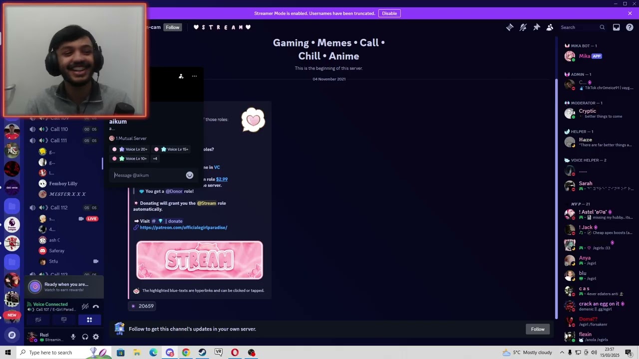 [2/2] VRChat, Discord E-Girl VCs, Ome.tv (15-03-25)