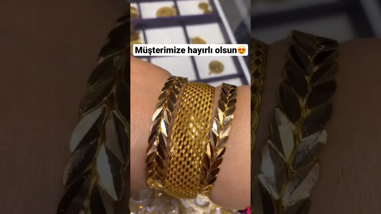 22ayar bilezik ,bileklik modelleri 😍🎁#gold #keşfet #goldjewellery #öneçıkar #altinbileklik #2025