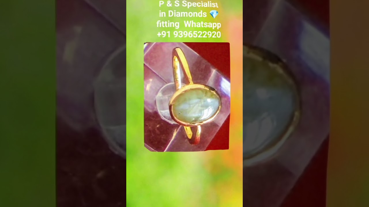 22ct gold natural cat'seye ring, #diamondsetter #shorts ep.CER002