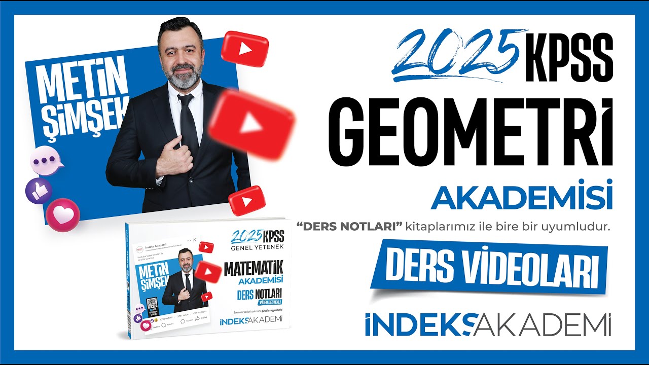 23 - KPSS - Geometri - Analitik Geometri - II - Metin ŞİMŞEK