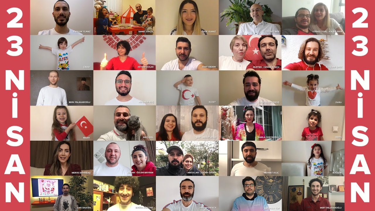 23 Nisan Kutlu Olsun - Evde Kal - 23 Nisan Coşkusundan Vazgeçemeyen Büyük Çocuklar - Çocuk Bayramı
