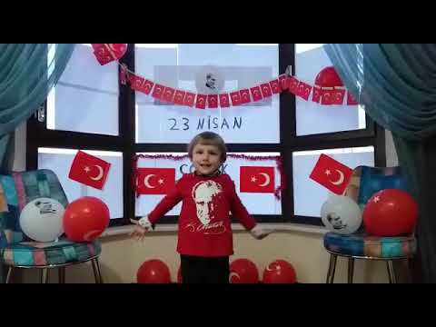 23 Nisan Ulusal Egemenlik ve Çocuk bayarami.23 Nisan Şiiri.Evde kutlama