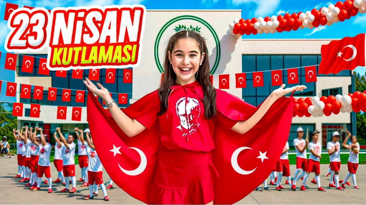 23 NİSAN BAYRAMI GÖSTERİSİ VLOG !! ELİF SİNEM KUTLAMAYA GİDİYOR !!