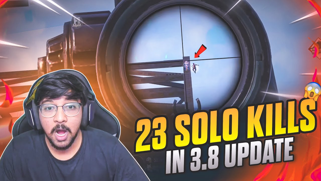 23 Solo Kills In 3.8 Update 😱 | Fun & Intense Gameplay 😈 | #warriorislive #highlights