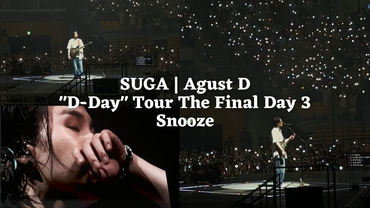 230806 Snooze — SUGA | Agust D TOUR ‘D-DAY’ THE FINAL Seoul Day 3 Fancam [4K]