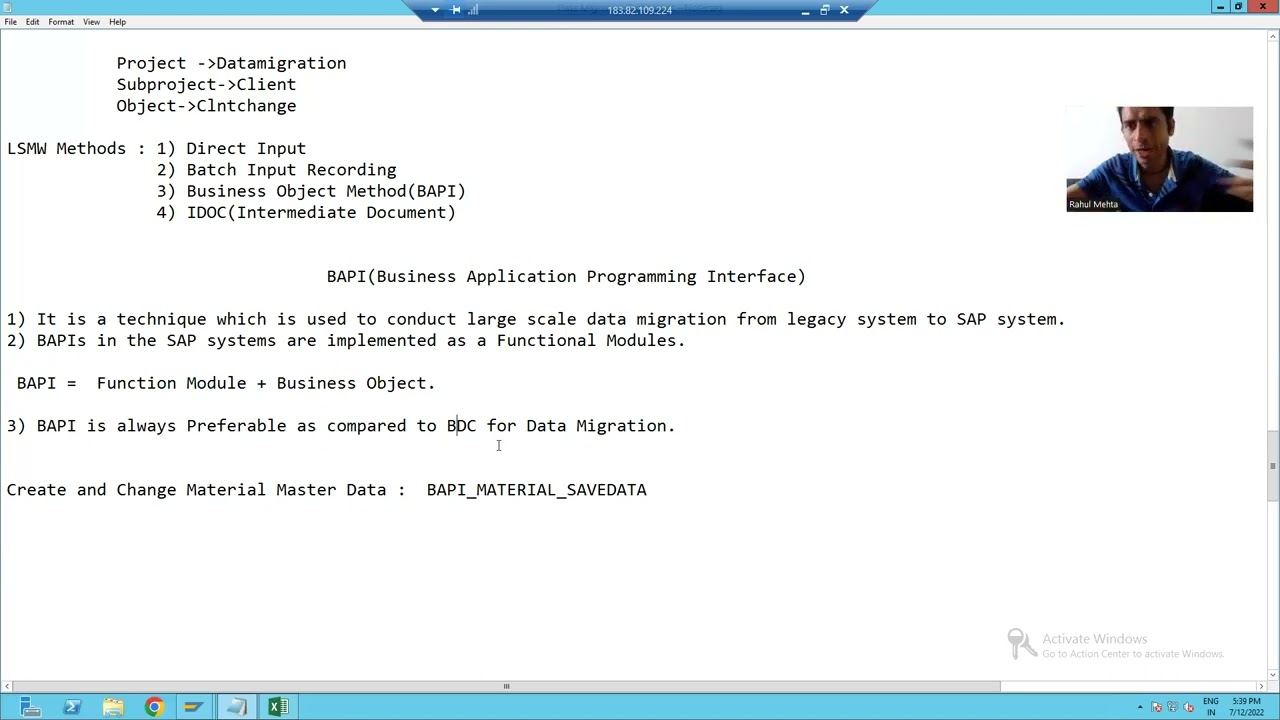 24 - Data Migration Techniques - BAPI Part1