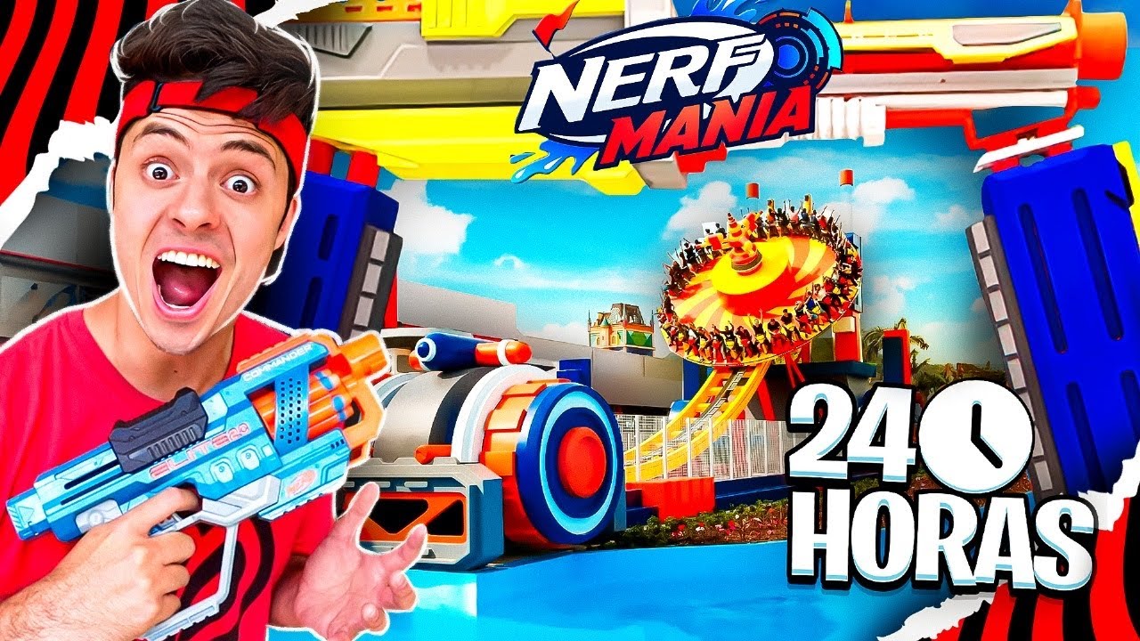 24 HORAS NO PARQUE DA NERF! (BETO CARRERO)