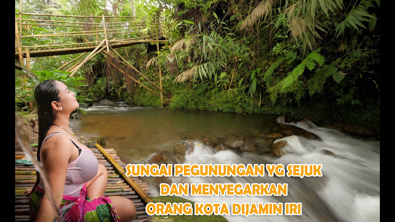 24 JAM DI SAUNG PINGGIR SUNGAI GUNUNG GEDE. JADI PENGEN PINDAH KESINI !!!
