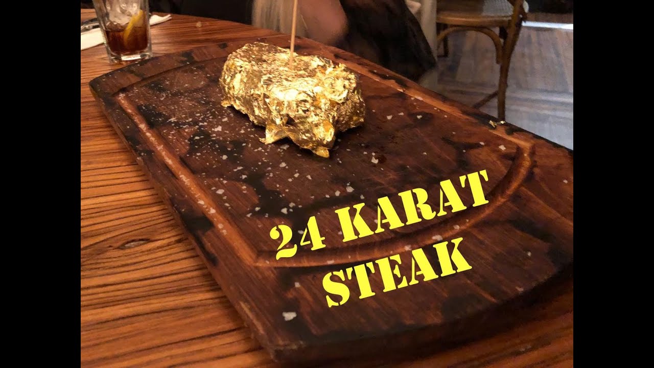 24 Karat Steaks at Nusr-Et