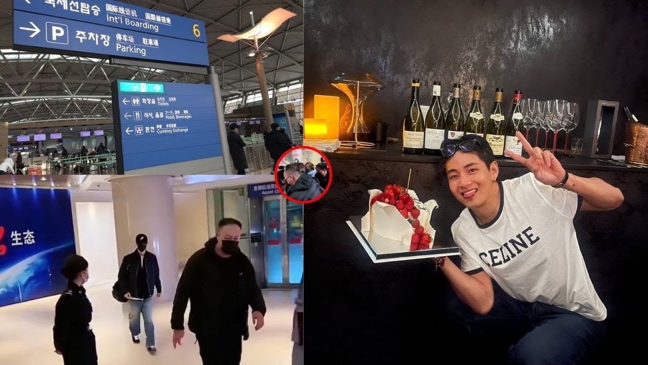 24 minutes ago! ARMY shocked by Taehyung's appearance at the airport