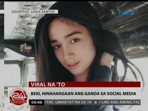 24 Oras: Beki, hinahangaan ang ganda sa social media