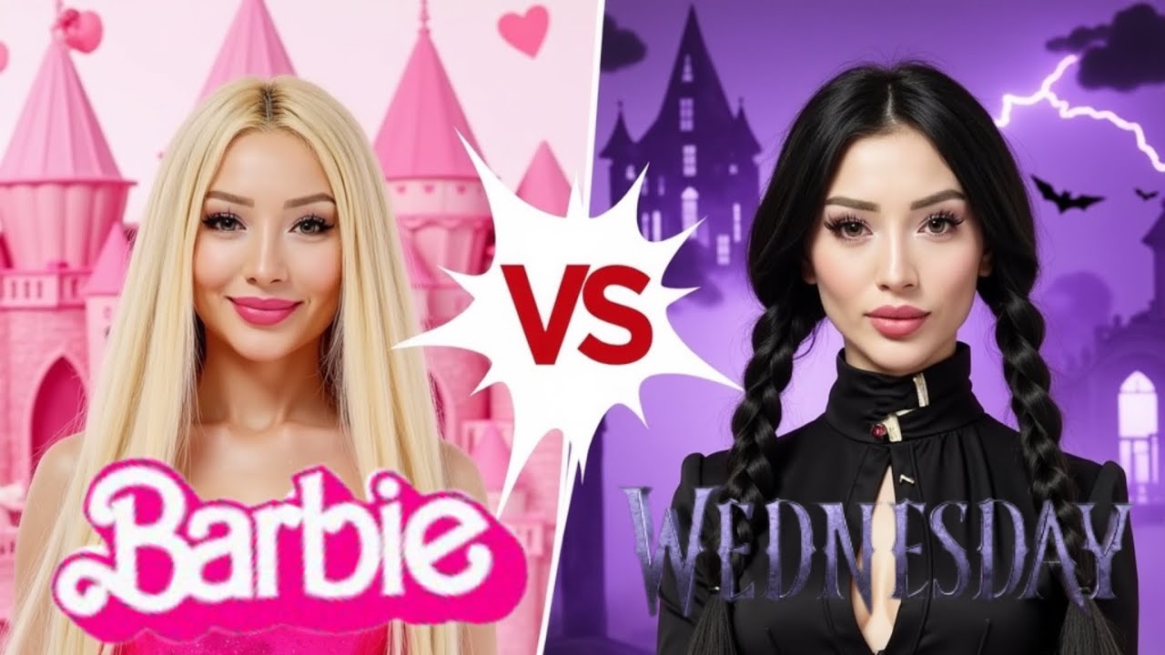 24 SAAT BARBIE VE WEDNESDAY OLDUK 😱​⁠W / @gozdeyildiz