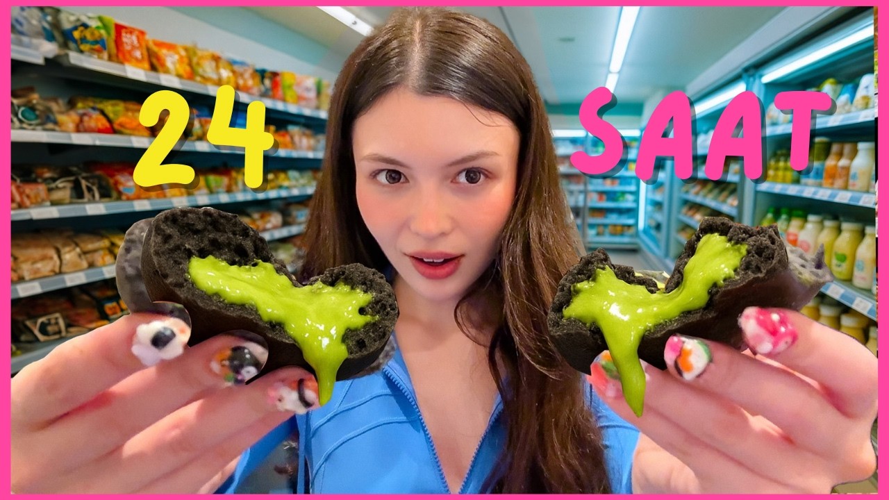 24 SAAT BOYUNCA EN POPÜLER JAPON MARKET ÜRÜNLERİYLE BESLENDİM!