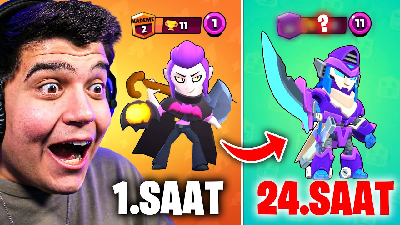 24 SAAT BOYUNCA MORTİS OYNADIM 😱 GERÇEKTEN ZOR MU? | Brawl Stars
