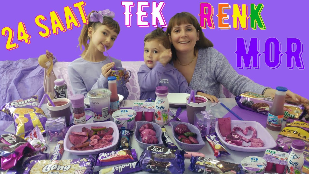24 Saat Mor, Mor Piknik yaptık Mor Pasta prenses elif 5. Yılımızı kutladık
