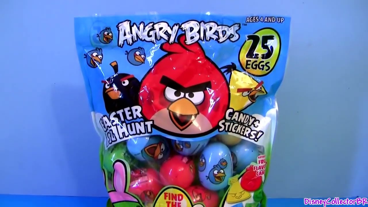 25 Angry Birds Surprise Eggs Easter Golden Egg Hunt Holiday Edition Epic Review by Funtoys