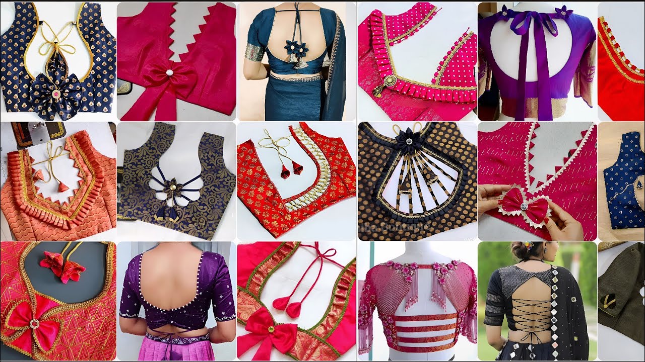 🎊25+ Latest Blouse Designs/Blouse back neck Design new/New Blouse Designs/Blouse ki design back