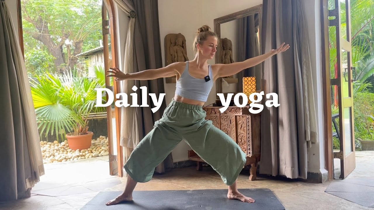 25 min Active Recovery Yoga | Yoga with Ieva Luna 📍 Casa Da Praia, Goa, India