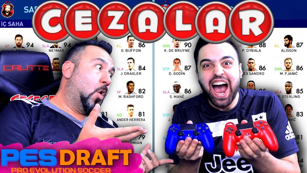 25 SANİYE KUMANDANI RAKİBE VER ! PES CEZA DRAFT !