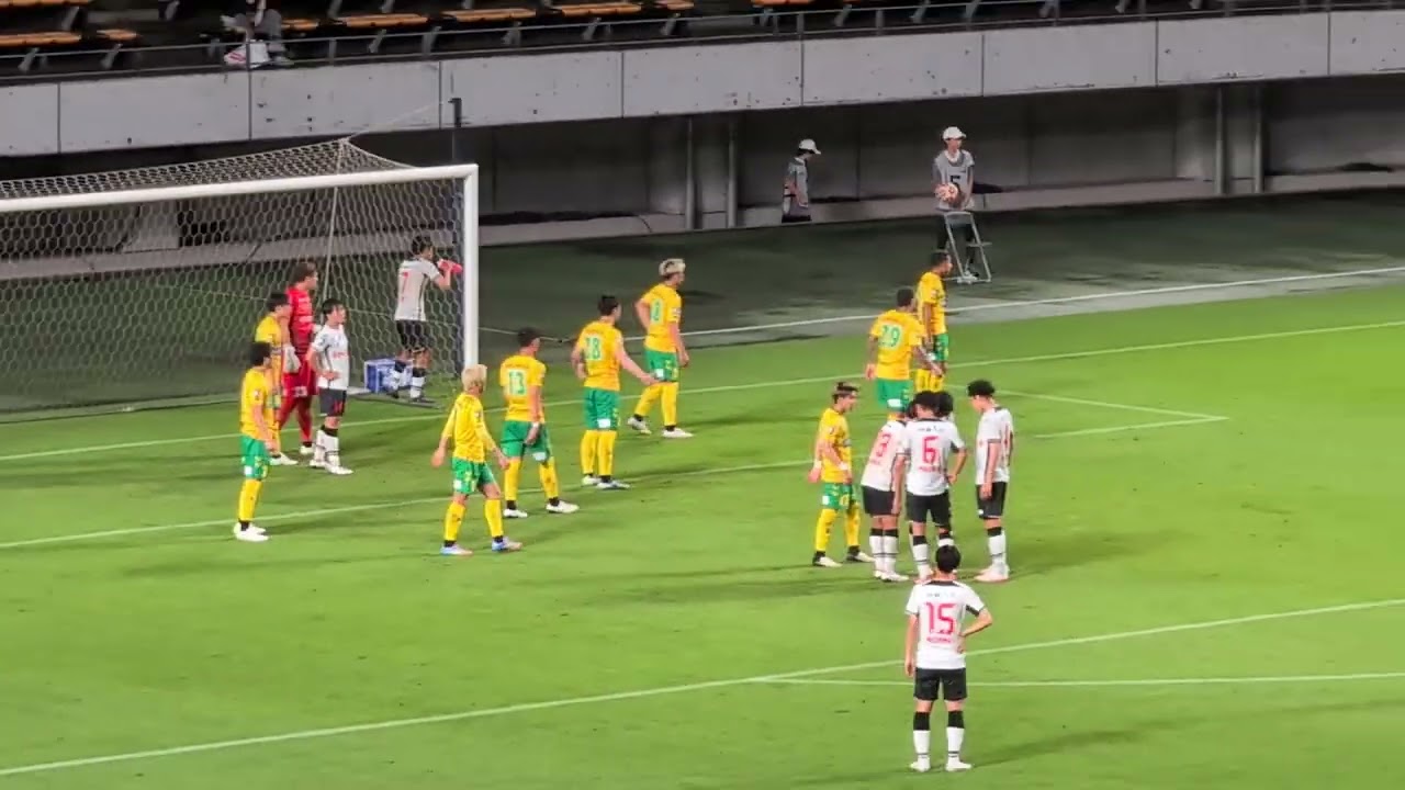 ジェフ千葉'25天皇杯vs熊本@フクアリ 失点シーン(85' オウンゴール 1-1) 11,Jun,2025