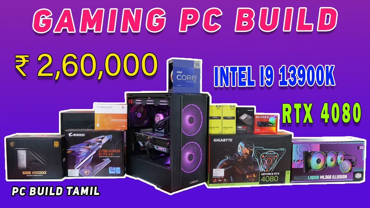 2.60 LAKH GAMING PC | INTEL i9 13900K | RTX 4080 | Shop in Coimbatore