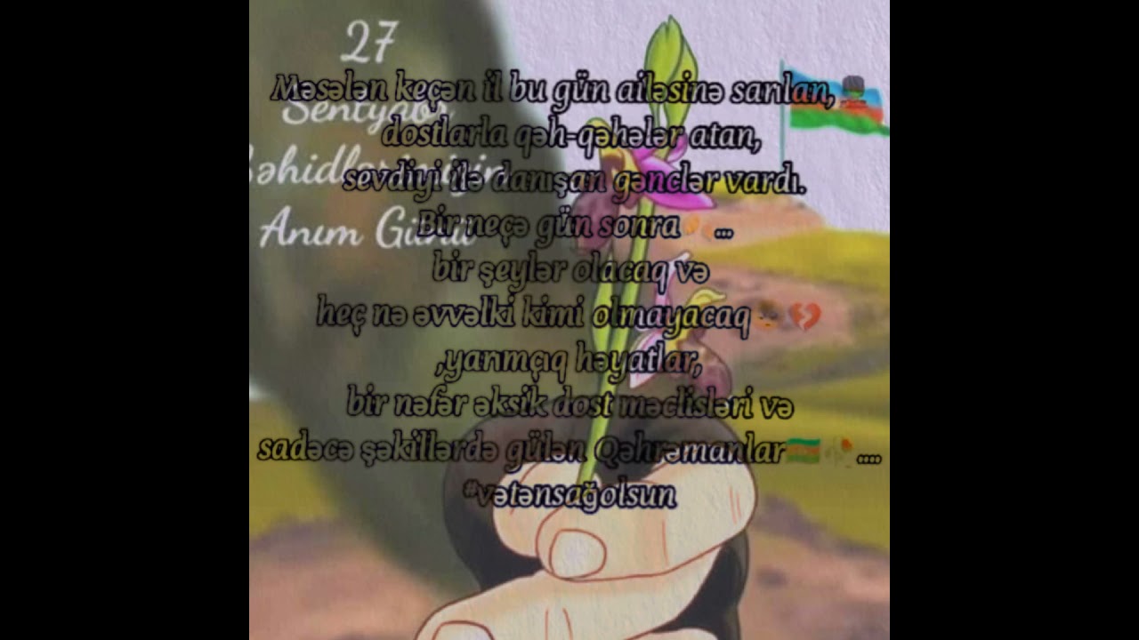 💂‍♂️💔27.09.2020 səhər saat 06:20 ..𝑈𝑐𝑎 𝐴𝑙𝑙𝑎ℎ 𝑏𝑢̈𝑡𝑢̈𝑛 #𝑆̧əℎ𝑖𝑑 𝑎𝑖𝑙𝑒𝑙𝑒𝑟𝑖𝑛𝑒 𝑆𝑒𝑏𝑟 𝑣𝑒𝑟𝑠𝑖𝑛. #əsgəryarim