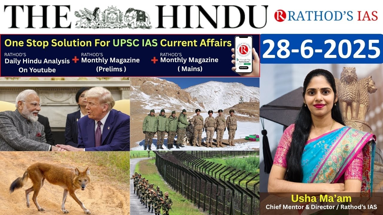 28-6-2025 | The Hindu Analysis In English for UPSC | Daily current affairs | The Hindu #upsc