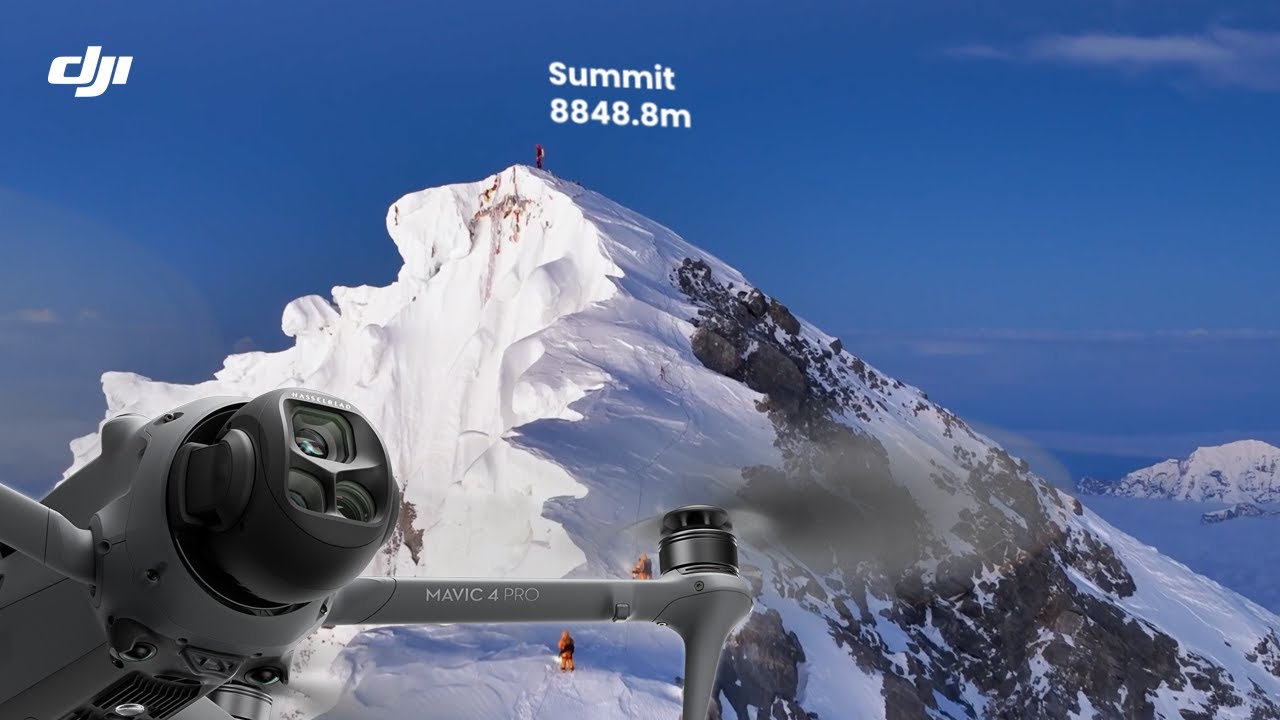 29,000 Feet Up Mount Everest with DJI Mavic 4 Pro
