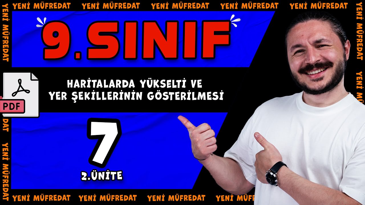 2.ünite 📕İzohipsler | Haritalarda yükselti ve yer şekillerinin gösterilmesi 🔴 9.SINIF YENİ MÜFREDAT