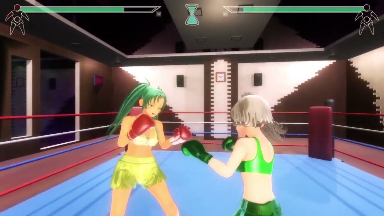 「プリンちゃんのボクシングジム2」Purin-chan's Boxing Gym 2 Gameplay - Girls Boxing (Boxing outfits)