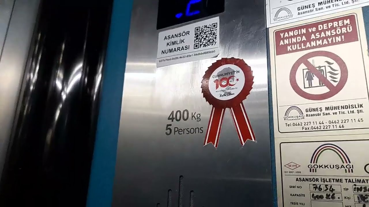2x Unknown (mod. Gökkuşağı) Lifts @ Saruhan İş Hanı, Ortahisar, Trabzon, Turkey